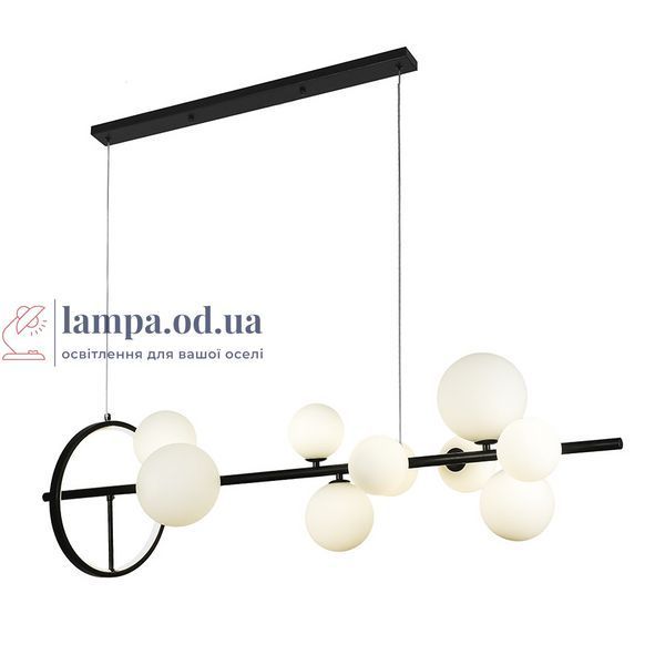 Потолочная люстра LED Levistella 918LP267-10 BK+WH, 10xG9, черный+белый, современный стиль LVS4236 фото