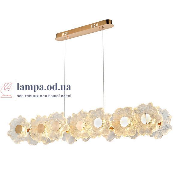 Потолочная люстра LED Levistella 7989249-14 led (1000) GD, 22W, золото, акриловые лепестки, 3 режима света LVS5767 фото