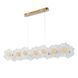 Потолочная люстра LED Levistella 7989249-14 led (1000) GD, 22W, золото, акриловые лепестки, 3 режима света LVS5767 фото 1