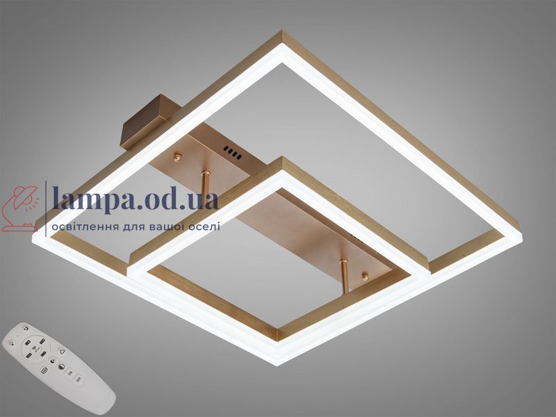 Стельова LED люстра Diasha 2547G dimmer, золото, 72 Вт, от 10 до 18 м&sup2; 2547G dimmer фото