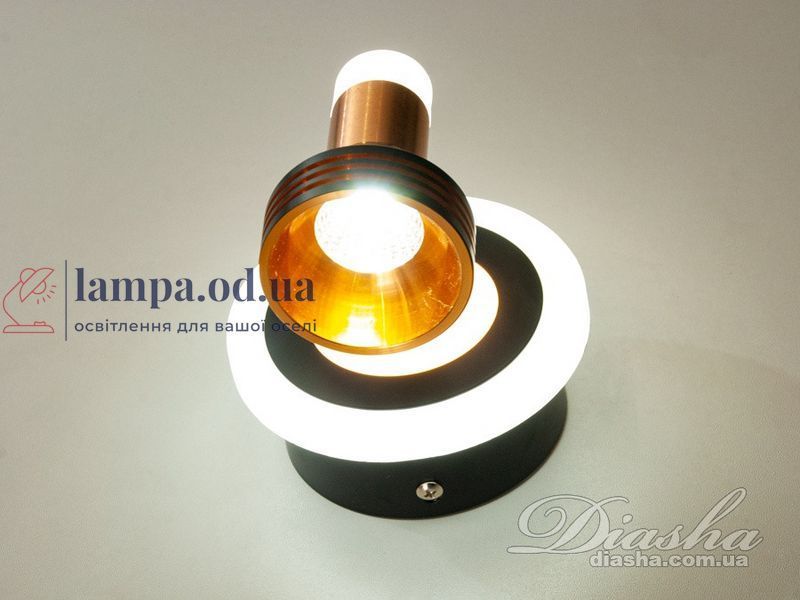 Подсветка для зеркал Diasha 5879/1 11W LED, 605 лм, металлическая, поворотная, IP20, современный стиль 5879/1 фото
