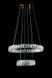 LED люстра кришталеві кільця Splendid Ray LC616/500+300/2, 60 Вт, золото, 50/30 см, 10-18 м&sup2; 30440603 фото 2