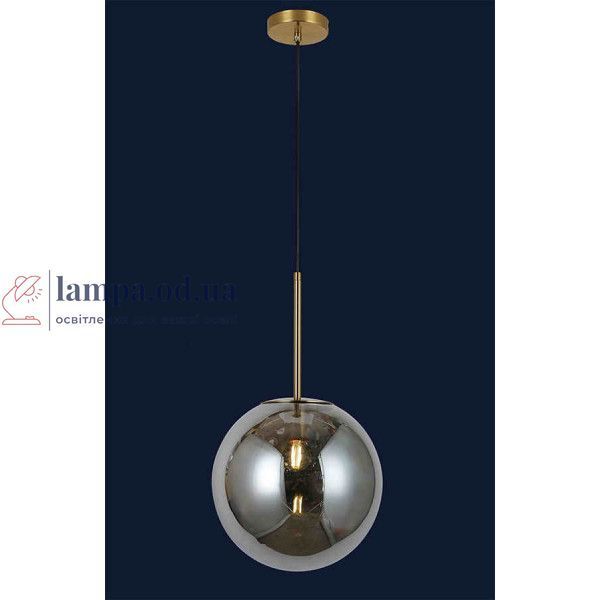 Светильник люстра подвесная в стиле лофт шар Levistella 9163425-1 BRZ+BK LVS3427 фото