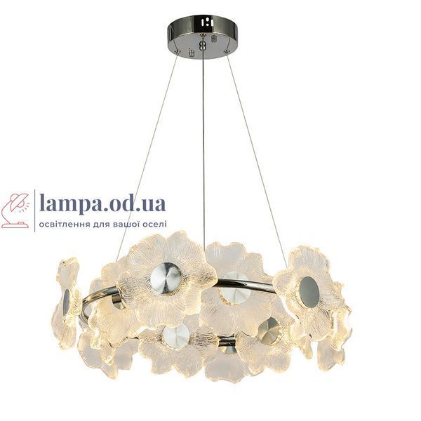 Потолочная люстра LED Levistella 7989249-12 led (600) CH, 20W, регулируемая температура света, хром, современный стиль LVS5771 фото