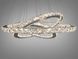 Люстра стельова LED Diasha 7201-9W/750+580+400HR 105W, 75 см, з пультом, IP20, сучасний стиль, дизайнерська кристалічна 7201-9W/750+580+400HR фото 2
