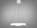 Современная подвесная LED люстра волна для кухни Diasha 0471A WH белая 50 см 36W регулируемая по высоте 0471A WH фото 6
