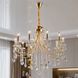 Хрустальная люстра со свечами Splendid Ray L9027/10 (SGD) Диаметр 80 см, 10 ламп 30421608 фото 1