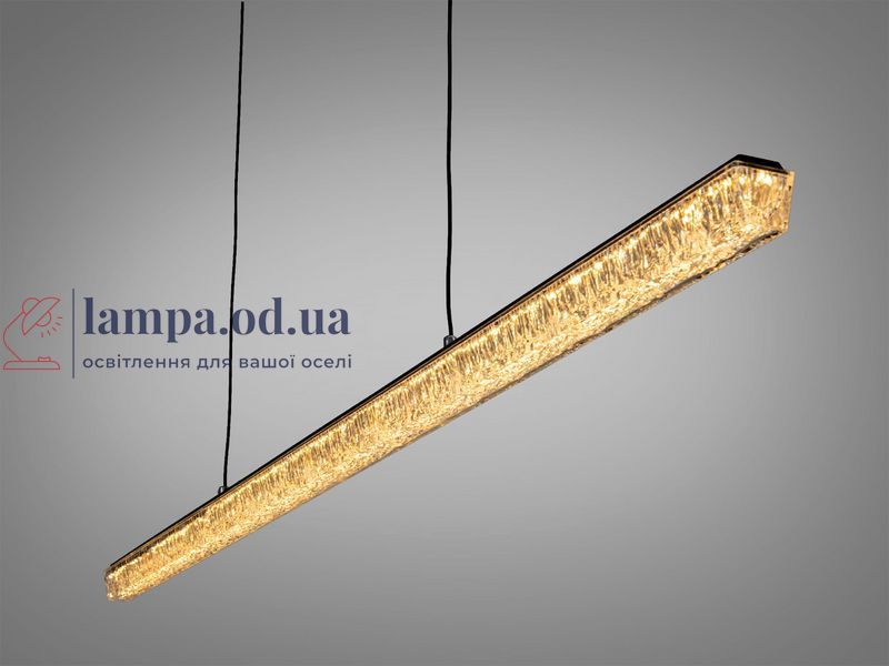 Современный линейный LED подвес Diasha 1105/1200BK черный 27W 120 см для кухни и стола 1105/1200BK фото