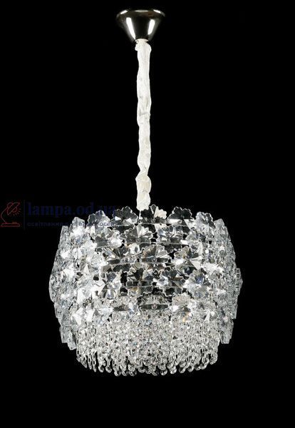 Подвесная хрустальная люстра Splendid Ray L5748/400/4 (SLIVER), хром, 4 ламп E14, от 6-15 м&sup2; 30438257 фото