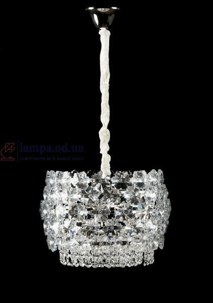 Подвесная хрустальная люстра Splendid Ray L5748/400/4 (SLIVER), хром, 4 ламп E14, от 6-15 м&sup2; 30438257 фото