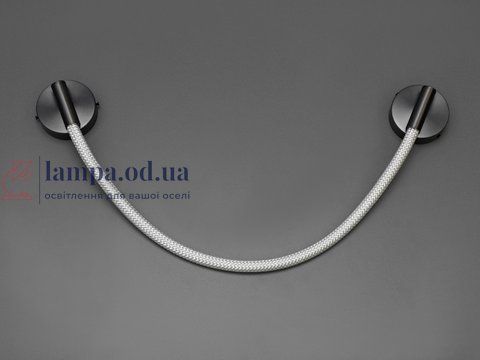 Світильник LED Diasha 9600-BHR Мотузка, 10W, чорний хром, для коридору, вітальні, кухні, IP20, 550 лм 9600-BHR фото