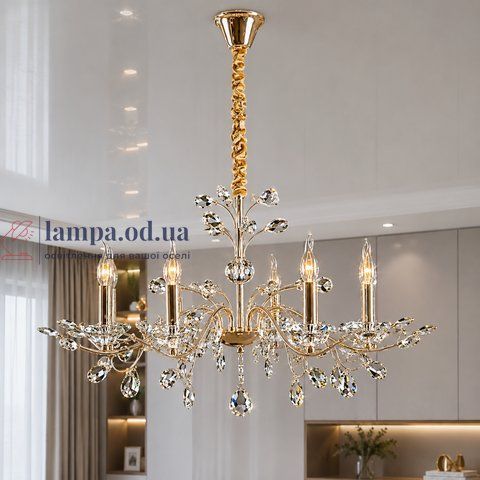 Хрустальная люстра со свечами Splendid Ray L9013/10 (SGD) 30421660 фото