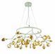Потолочная люстра LED Levistella 918LP263-36 WH+BR, 36 плафонов, белый и коричневый, металл и стекло LVS2963 фото 1