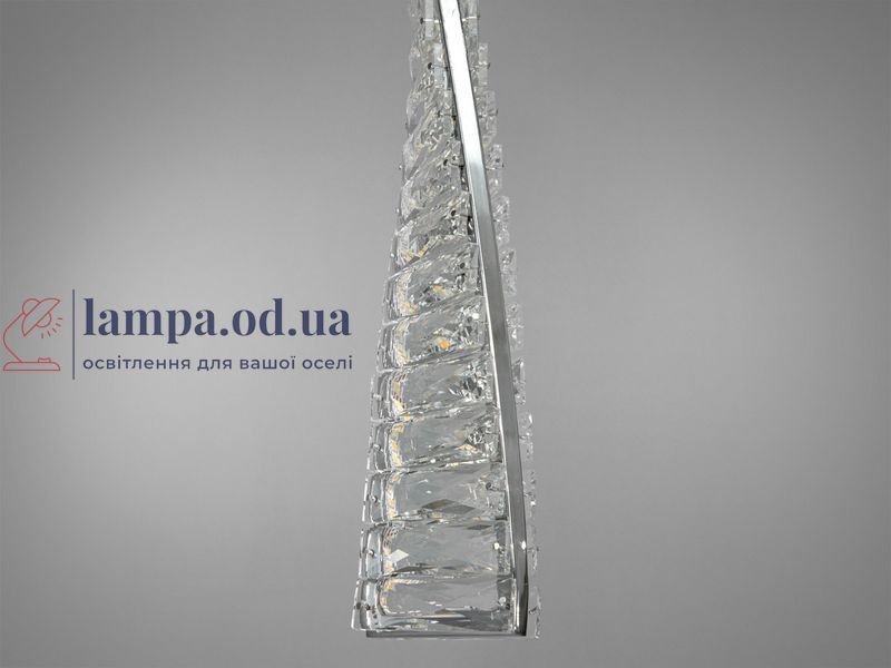 Підвісний світильник LED Diasha 531/1D-500CH, 15W, хром, для коридору, вітальні, спальні 531/1D-500CH фото