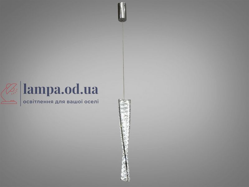 Підвісний світильник LED Diasha 531/1D-500CH, 15W, хром, для коридору, вітальні, спальні 531/1D-500CH фото