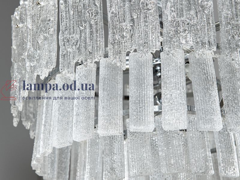 Люстра стельова Diasha 303-450CH, 6 ламп, хром, гармонійний стиль, регульована висота, IP20 303-450CH фото