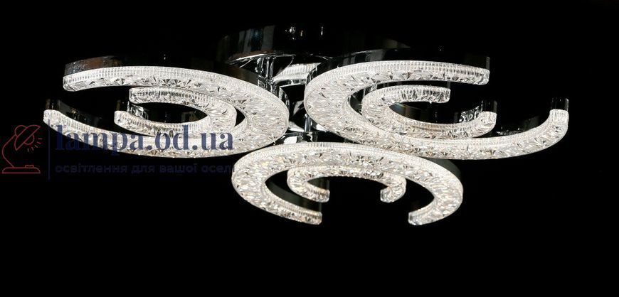 Світлодіодна люстра Splendid Ray L1655/3+3 LED (CH), білий, хром, 126 Вт, від 10-18 м&sup2; 30437614 фото