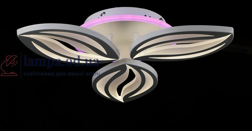 Люстра стельова LED Splendid Ray LK23/3, 80W, білий, регульована яскравість, сучасний стиль 30383610 фото