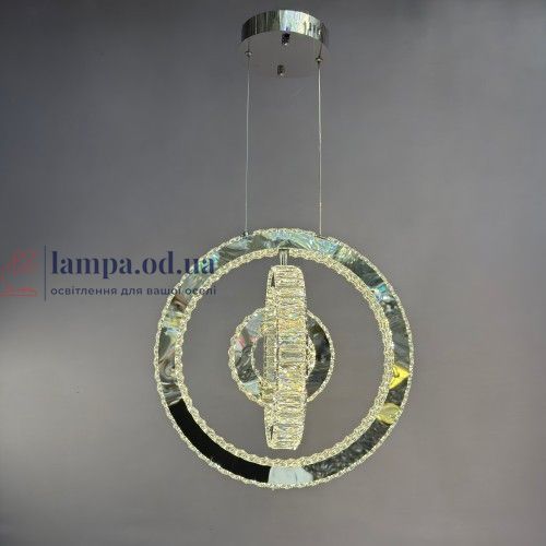 Люстра кільця Linisoln 7960-50*40*30 метал, кришталь, LED, 70 Вт, висота 120 см, ширина 50*40*30 см 7960-50*40*30 CH фото