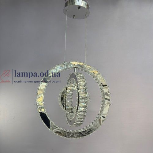 Люстра кільця Linisoln 7960-50*40*30 метал, кришталь, LED, 70 Вт, висота 120 см, ширина 50*40*30 см 7960-50*40*30 CH фото