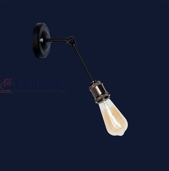 Бра настінне Levistella 752WG1104-1, E27, 60W, чорний метал, сучасний стиль для дому та зала LVS04201 фото