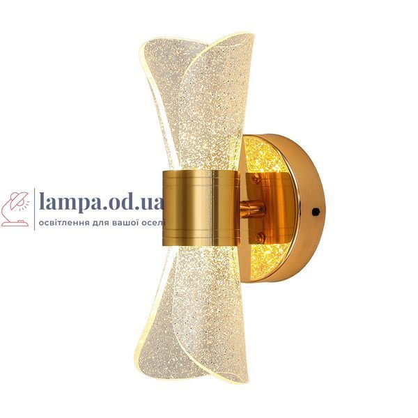 Бра настінне LED Levistella 796W6081 GD, 8W, золотий, акрил, сучасний стиль LVS5830 фото