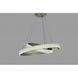 Подвесная люстра LED в спальню Linisoln 1956-60*40 металлическая, акриловая, цвета шампань 1956-60*40 Champagne Me фото 2