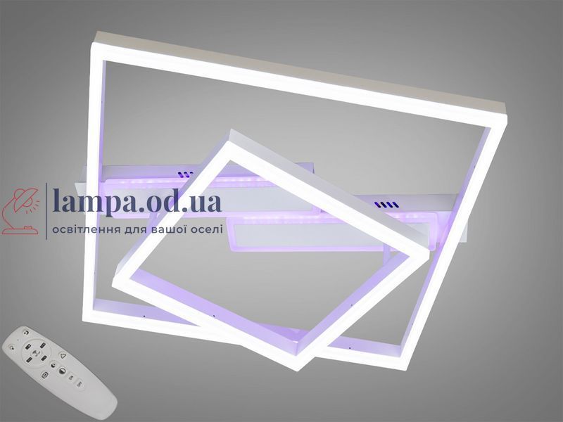 Стельова LED люстра Diasha 2548WH LED 3color dimme, біла, 85 Вт, от 12 до 20 м&sup2; 2548WH LED 3color dimme фото
