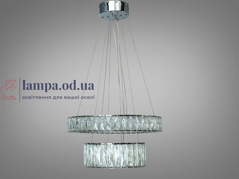 Подвесная люстра LED Diasha 575/500+320HR хром 82Вт 4510 Лм 575/500+320HR фото