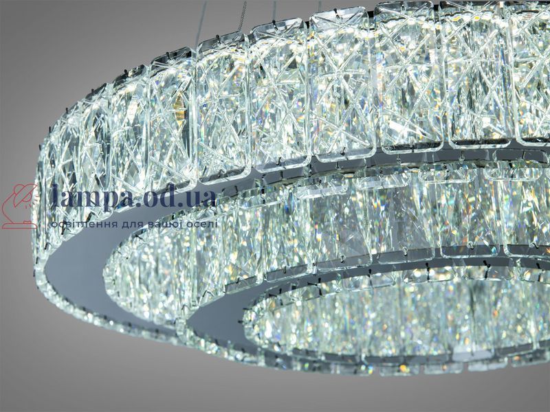 Подвесная люстра LED Diasha 575/500+320HR хром 82Вт 4510 Лм 575/500+320HR фото