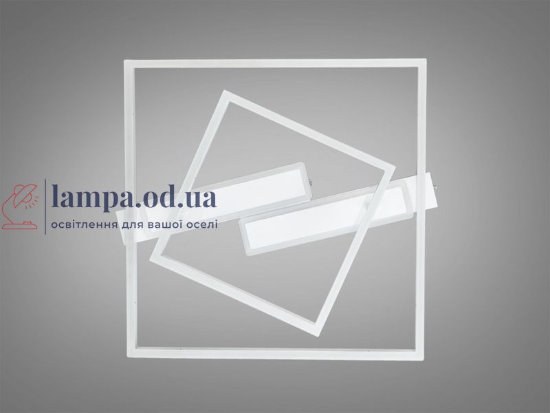 Стельова LED люстра Diasha 2548WH LED 3color dimme, біла, 85 Вт, от 12 до 20 м&sup2; 2548WH LED 3color dimme фото