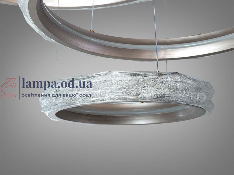 Підвісна люстра LED Diasha MD35285/800+600+400CG шампань 195Вт пульт MD35285/800+600+400CG фото