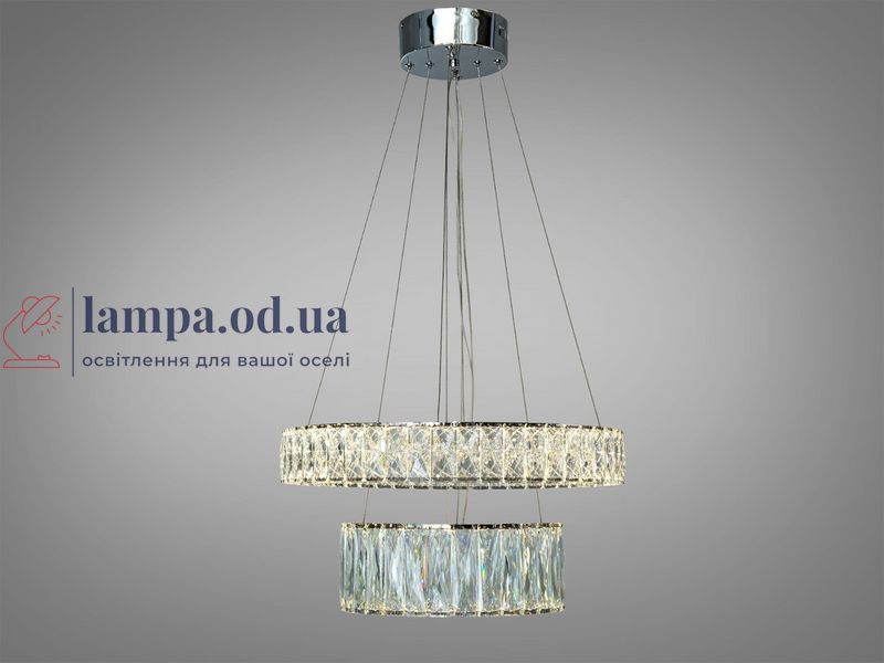 Подвесная люстра LED Diasha 575/500+320HR хром 82Вт 4510 Лм 575/500+320HR фото