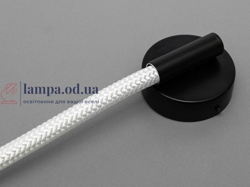 Світильник LED Diasha 9600-BK Мотузка, 10W, чорний, мінімалістичний стиль для коридору, спальні, кухні, офісу 9600-BK фото