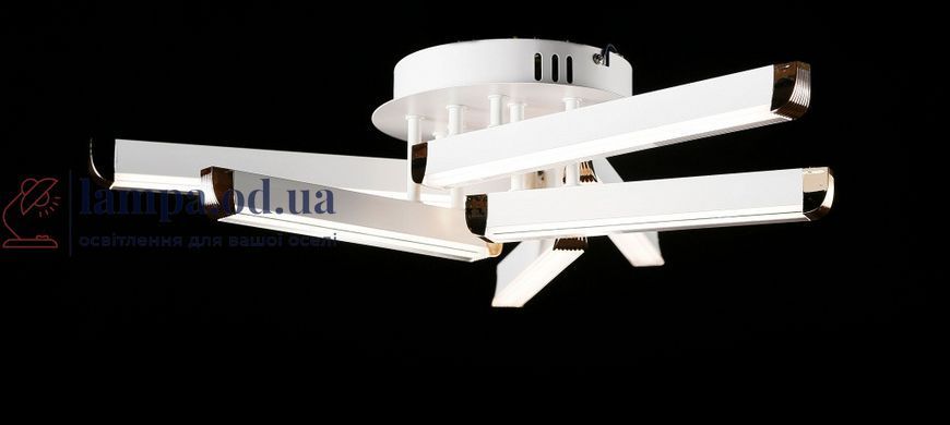 Світлодіодна люстра Splendid Ray L1647/6 LED (WT+GD), білий, золото, 66 Вт, від 6-15 м&sup2; 30437638 фото