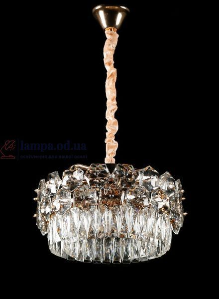 Подвесная хрустальная люстра Splendid Ray L5614/400/4 (FGD), золото, коричневый, 4 ламп E14, от 6-15 м&sup2; 30438387 фото