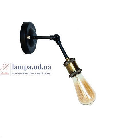 Настенное бра Levistella 752WF1103-1, E27, 60W, черный, бронзовый патрон, для дома и зала LVS04143 фото