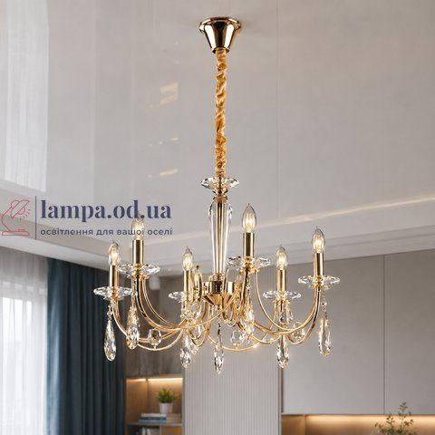 Хрустальная люстра со свечами Splendid Ray L9014/6 (SGD) 30421288 фото