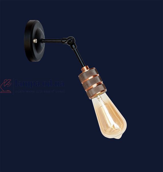 Настенное бра Levistella 752WF2105-1, E27, до 60W, черный, медный патрон, современный стиль для дома LVS04187 фото