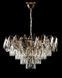 Люстра хрустальная Splendid Ray L2463/500/8, 8 ламп, E14, золото/белый, высота 35-65 см, диаметр 50 см 30424359 фото 2