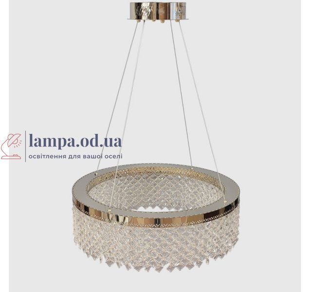 Підвісна LED люстра Artlight 628/600GD, 82 Вт, золото, 59 см 628/600GD фото