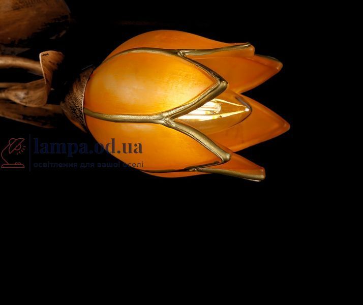 Потолочная люстра Splendid Ray L10010A/3, 3 лампы, бронзовая, металл, стекло, 40 см 30211537 фото