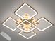 Потолочная люстра LED Diasha 8060/4+1G, 150W, 6500K, золото, современный стиль с пультом и диммером 8060/4+1G LED 3color di фото 1