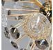 Дизайнерська підвісна люстра Artlight 24402-400GD+BK золотисто-чорна на 8 ламп G4 з прозорим та графітовим склом 24402-400GD+BK фото 6
