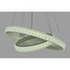 Подвесная люстра LED в спальню Linisoln 1956-60*40 WH металл, акрил, диаметр 60*40 см, высота 50-120 см 1956-60*40 WH фото 4