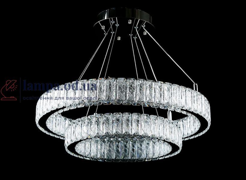 Потолочная люстра LED Splendid Ray L8560C/400+600/2, 170W, хром, белый, современный стиль для дома 30431335 фото