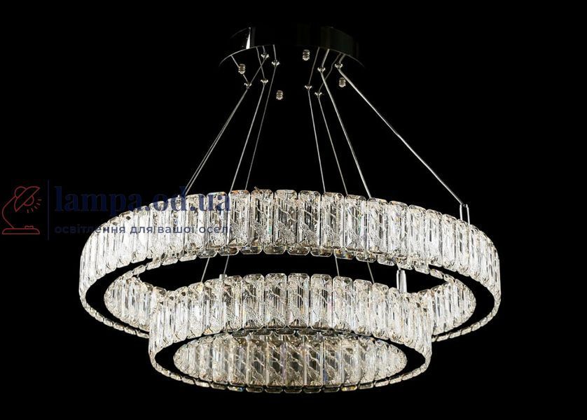 Потолочная люстра LED Splendid Ray L8560C/400+600/2, 170W, хром, белый, современный стиль для дома 30431335 фото