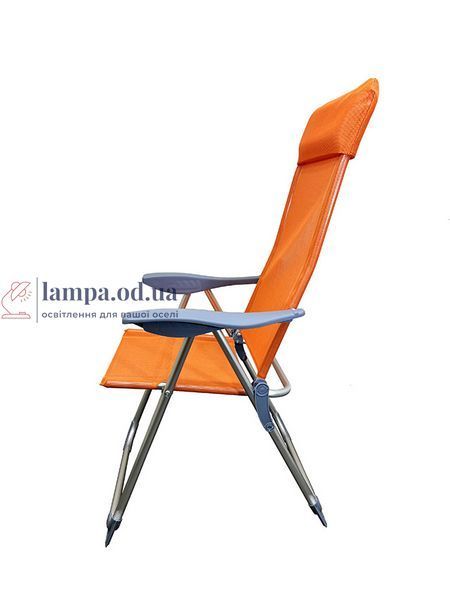 Складний стілець Levistella GP20022010 ORANGE, оранжевий, висота 101 см, вага 3,1 кг, навантаження 110 кг, для дачі LVS3940 фото