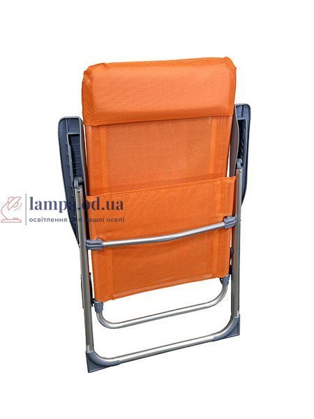 Складний стілець Levistella GP20022010 ORANGE, оранжевий, висота 101 см, вага 3,1 кг, навантаження 110 кг, для дачі LVS3940 фото