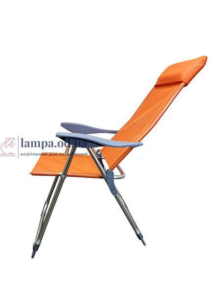 Складний стілець Levistella GP20022010 ORANGE, оранжевий, висота 101 см, вага 3,1 кг, навантаження 110 кг, для дачі LVS3940 фото